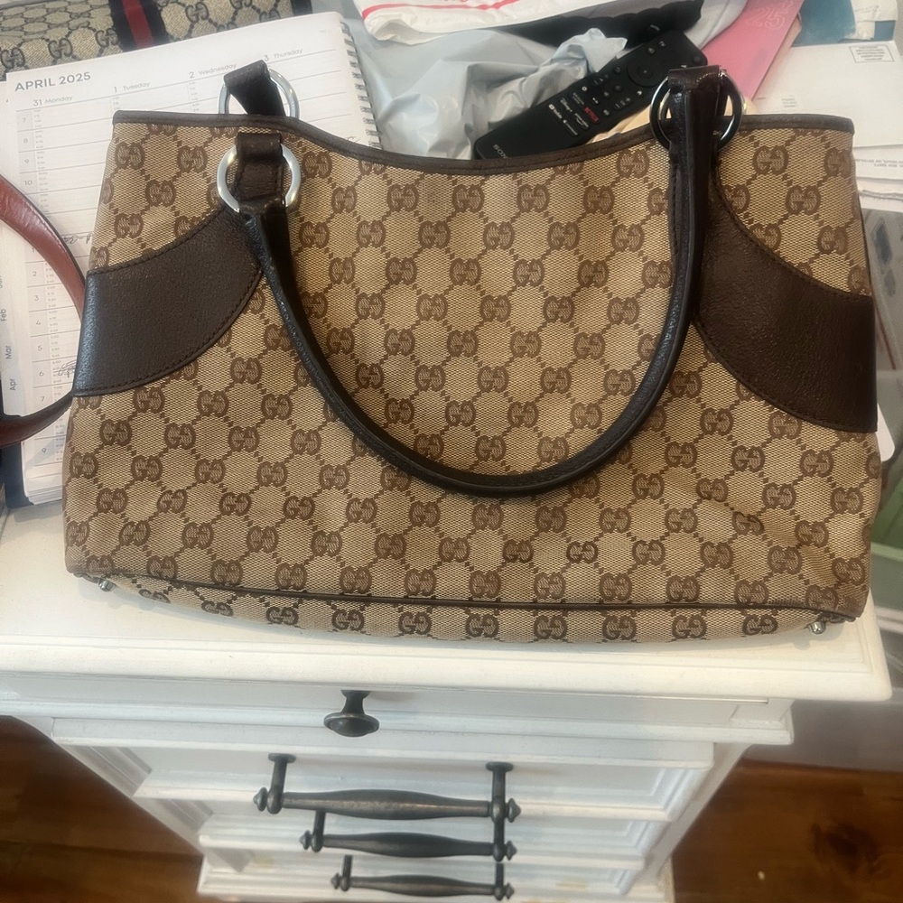 Gucci Brown Monogram Women's Bag